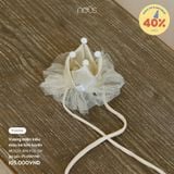 Vương miện kiểu màu be kim tuyến Nous Party