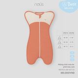 Nhộng chũn màu be phối màu cam Nous Petit S/M/L