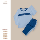 Bộ dài tay bé trai Nous kids xanh tàu bay (pỵjama)