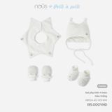 Set phụ kiện 4 món trắng