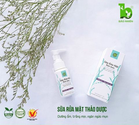 Sữa rửa mặt thảo dược Cung Đình Bảo Nhiên