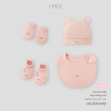Set phụ kiện màu hồng cam Nous Petit NB ( Tai gấu )