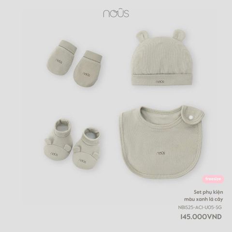 Set phụ kiện màu xanh lá cây Nous Petit NB