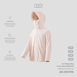 Áo chống nắng có mũ màu hồng nhạt Nous Outdoor+ ( 2025 )
