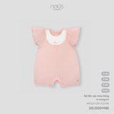 Body liền cộc màu hồng in trang trí Nous Premium ( in mèo )