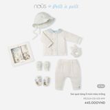Set quà tặng 5 món màu trắng