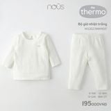 Bộ giữ nhiệt Nous Thermo trắng