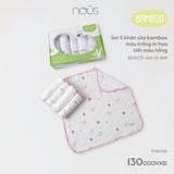 Khăn sữa Nous Bamboo (set 5 khăn)