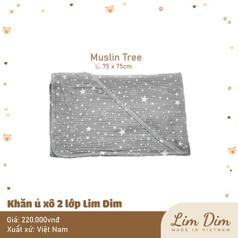 Khăn ủ xô 2 lớp Lim Dim