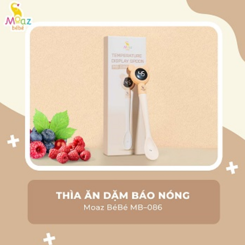 Thìa ăn dặm báo nóng Moaz BéBé MB086