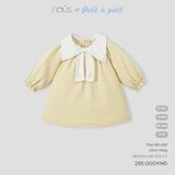 Váy liền dài Nous Petit à petit caro vàng