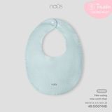 Yếm vuông màu xanh nhạt Nous xô Muslin
