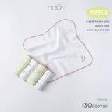 Khăn sữa Nous Bamboo (set 5 khăn)