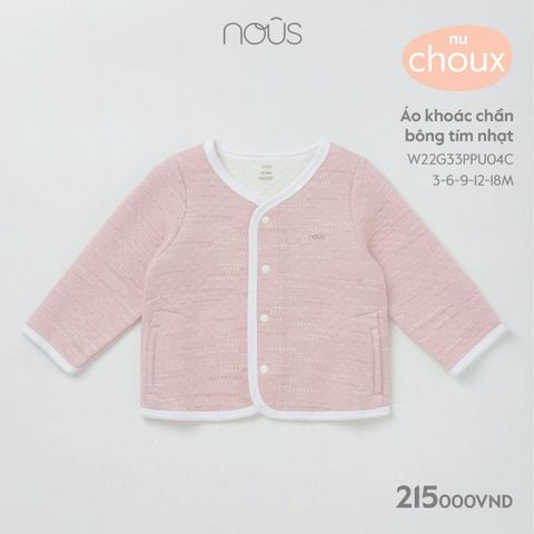 Áo khoác Nous chou chần bông