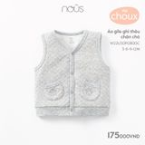 Áo gile Nous Chou thêu chân chó