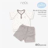 Bộ cài cổ cộc Nous Petit hoạ tiết