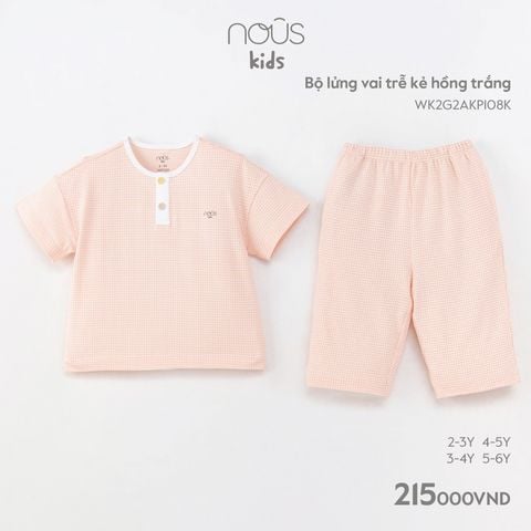 Bộ lửng vai trễ Nous Kid kẻ