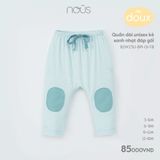 Quần dài Nous Doux unisex kẻ xanh nhạt đáp gối