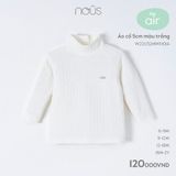 Áo cổ 5cm Nous Air trắng