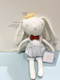 Gấu bông Rabbit Prince đội vương miện vàng Nous