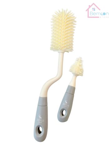 Bộ cọ bình silicon Moaz Bébé