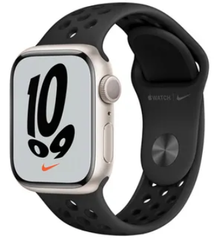Apple Watch Series 7 45mm Nike Đen Viền nhôm dây cao su 99%