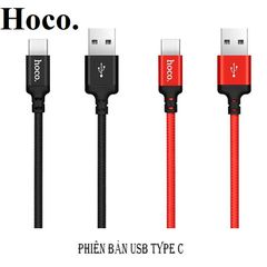 Cáp Hoco USB to Type-C X14 3A  ( dài 1M )