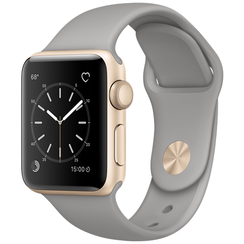 Apple Watch 2 38mm Gold Aluminum Case Sport - Concrete (MNP22)