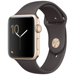 Apple Watch 2 42mm Gold Aluminum Case Sport - Cocoa (MNPN2)