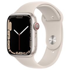 Apple Watch Series 7 45MM Trắng  Starlight Sport (GPS+ CELLULAR) MKJQ3VN/A