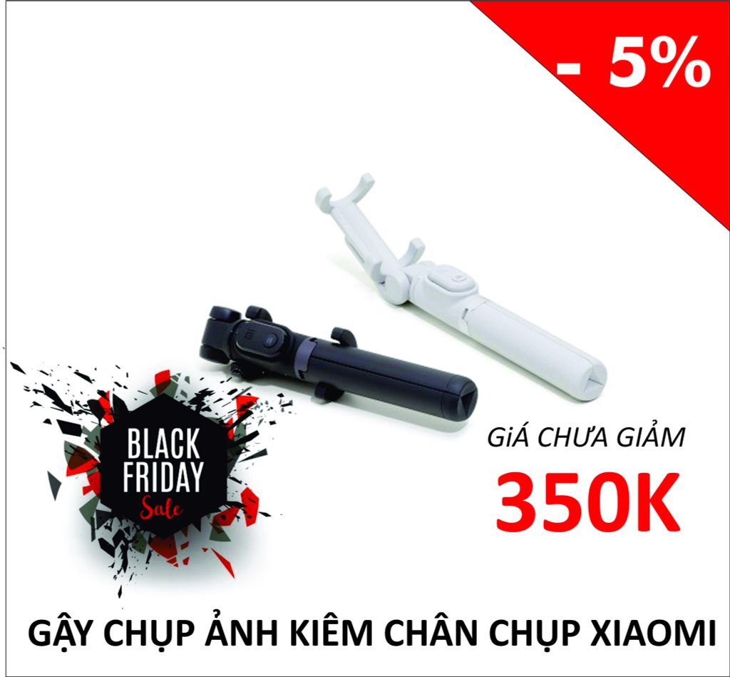 Gậy Chụp Ảnh Kiêm Chân Chụp Ảnh Tripod Xiaomi - Kết Nối Bluetooth