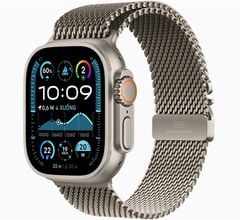 Apple Watch Ultra 2 (GPS + Cellular) 49mm Viền Titanium Milanese Loop Chính Hãng VN/A