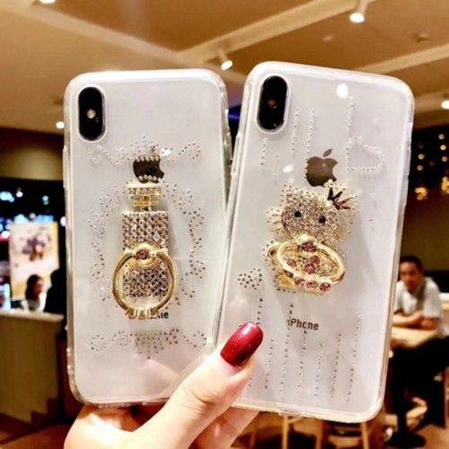 Ốp đính đá kèm nhẫn iPhone XS MAX