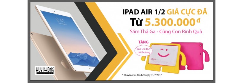 iPad Air 2 Cũ Đang Giảm Giá Mạnh Với Giá Rẻ Nhất Thị Trường