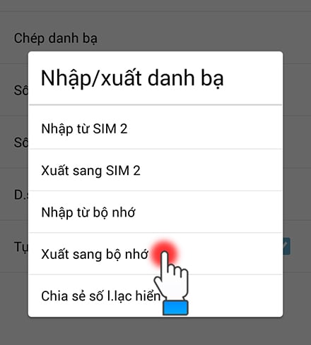 Chuyển danh bạ từ Android sang iPhone