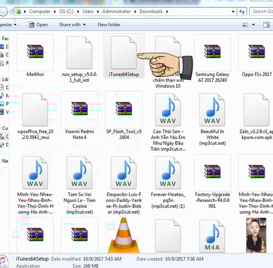 Copy ảnh từ iPhone sang máy tính bằng iTunes Copy ảnh từ iPhone sang máy tính bằng iTunes