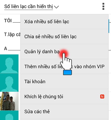 Chuyển danh bạ từ Android sang iPhone