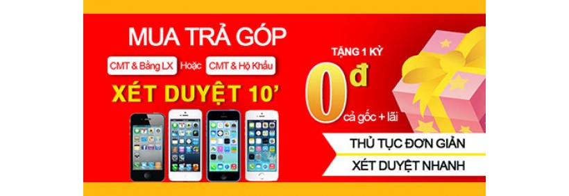 Mua iPhone Trả Góp Ở TPHCM Tại Huy Phong Mobile
