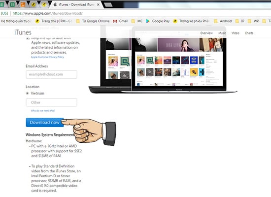 Copy ảnh từ iPhone sang máy tính bằng iTunes Copy ảnh từ iPhone sang máy tính bằng iTunes