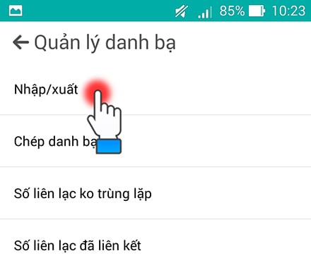 Chuyển danh bạ từ Android sang iPhone