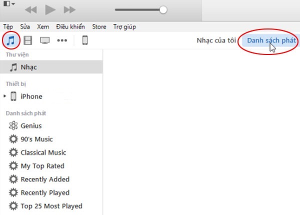 Cách chép nhạc vào iPhone