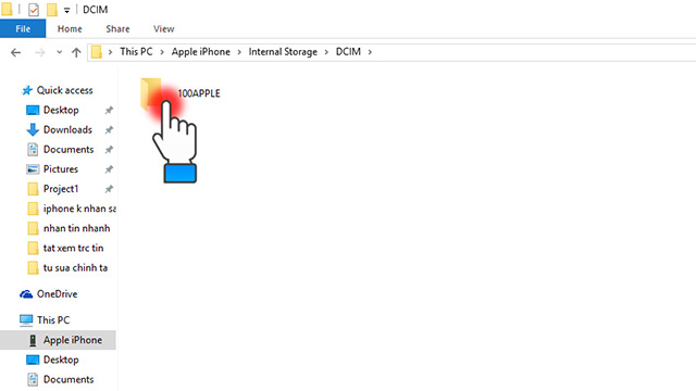Copy ảnh từ iPhone vào máy tính Copy ảnh từ iPhone vào máy tính
