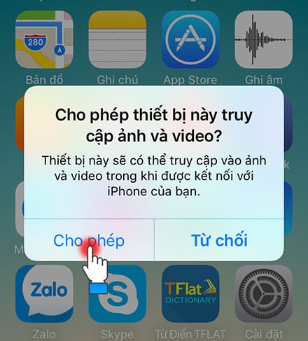 Copy ảnh từ iPhone vào máy tính