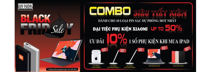 Đại tiệc Black Friday tại Huy Phong ( 23/11 - 30/11)