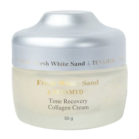  Kem dưỡng da Collagen - FRESH WHITE SAND BY TENAMYD TIME RECOVERY COLLAGEN CREAM/ Lọ/ 50g 