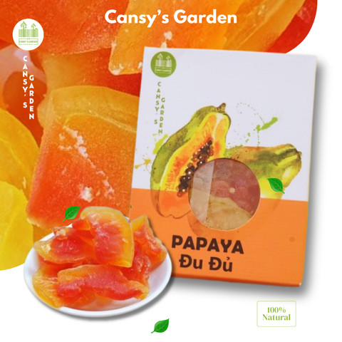 Hộp 80gr - Đu Đủ Sấy Dẻo