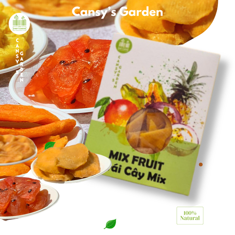 Hộp 80gr - Trái Cây Sấy Dẻo Mix 3 Loại