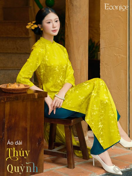 Set áo dài cách tân nữ Econice Thuý Quỳnh