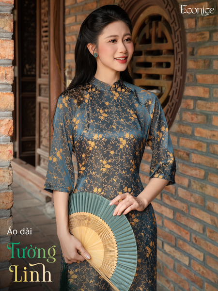 Set áo dài cách tân nữ Econice Tường Linh