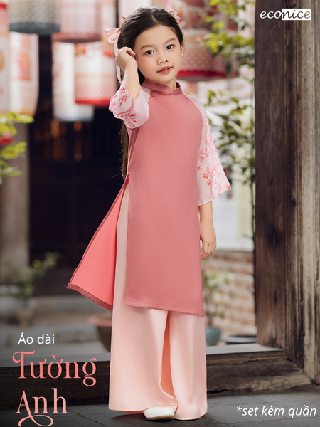 Áo dài cách tân bé gái Econice Tường Anh